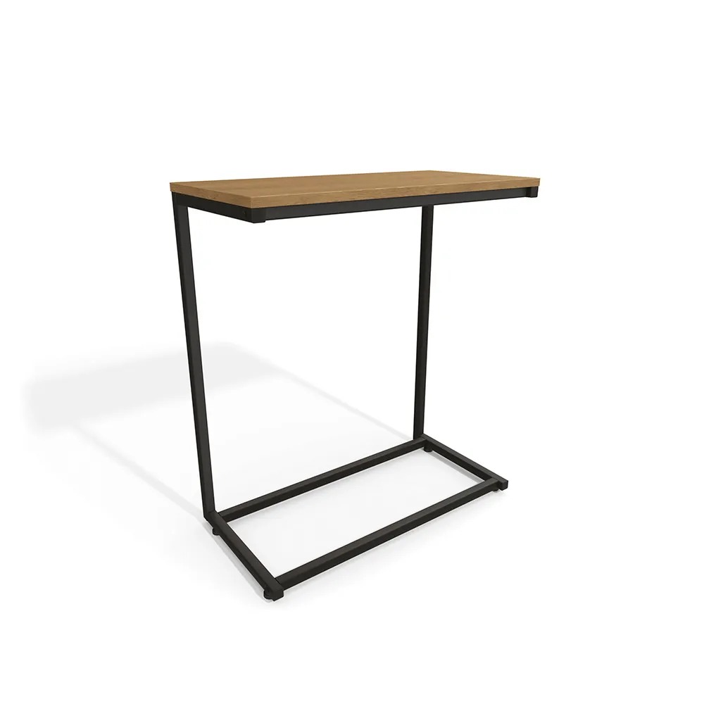 imagem de Mesa de Apoio encaixe sofá Freijó/Preto Fosco Kappesberg - LI025-FRPRF